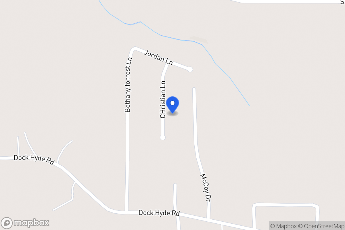 Map of 320 Christian Ln