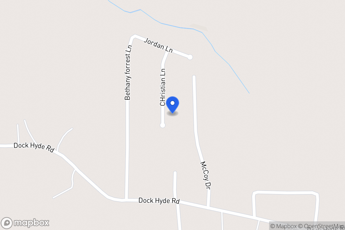 Map of 324 Christian Ln