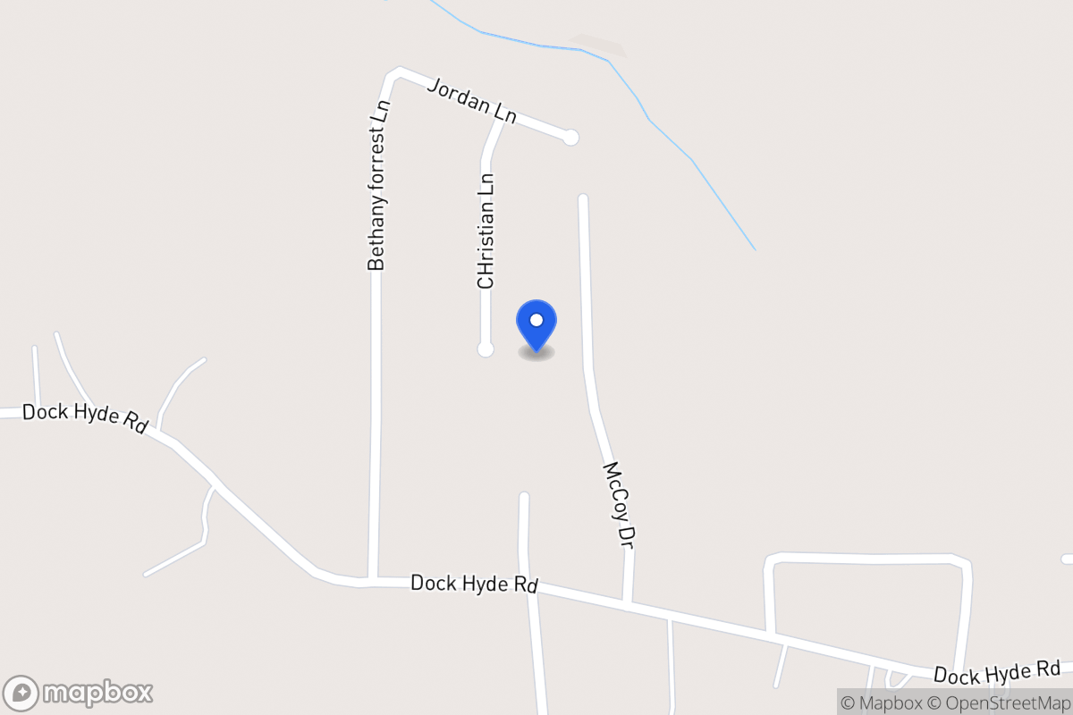 Map of 328 Christian Ln
