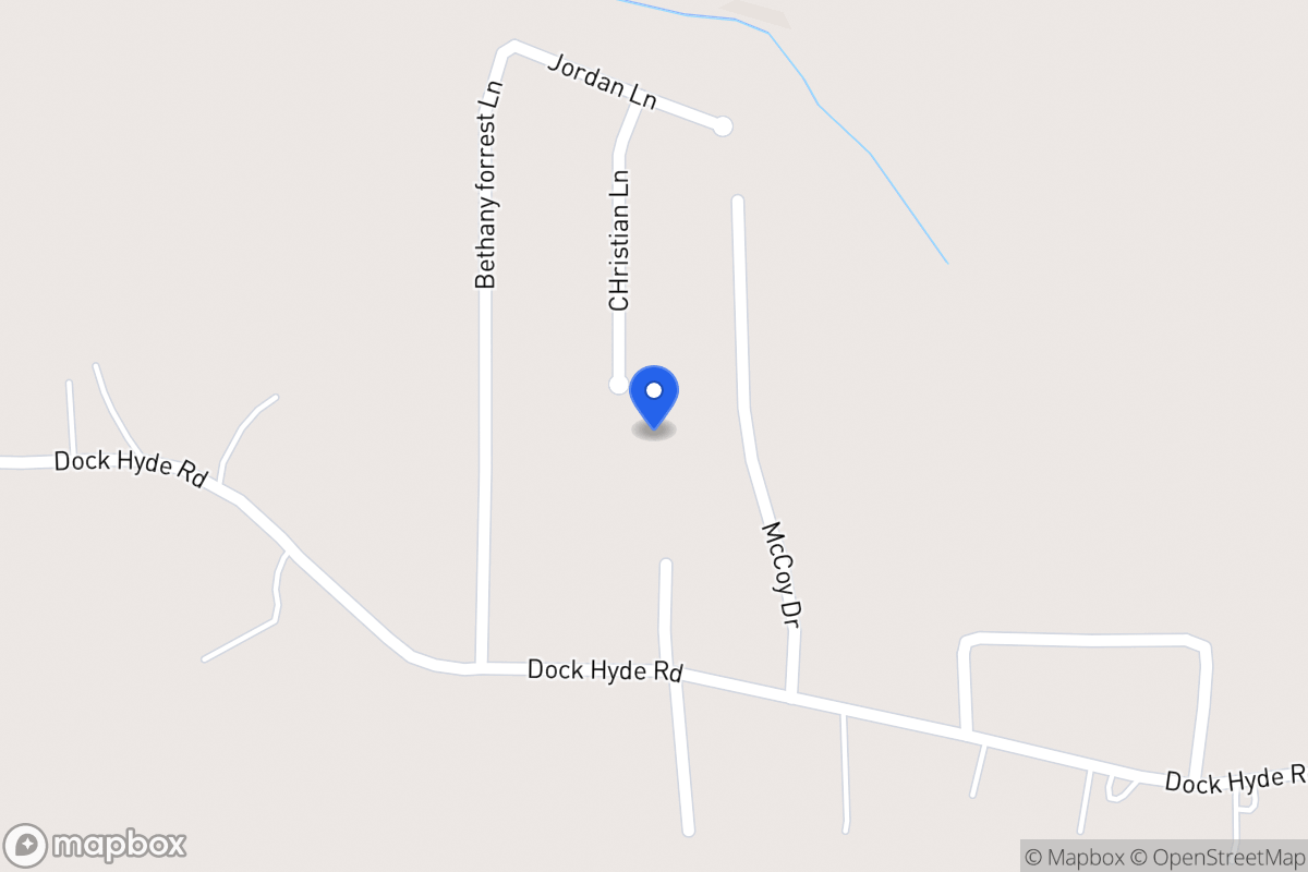 Map of 332 Christian Ln