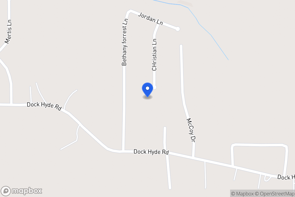Map of 329 Christian Ln