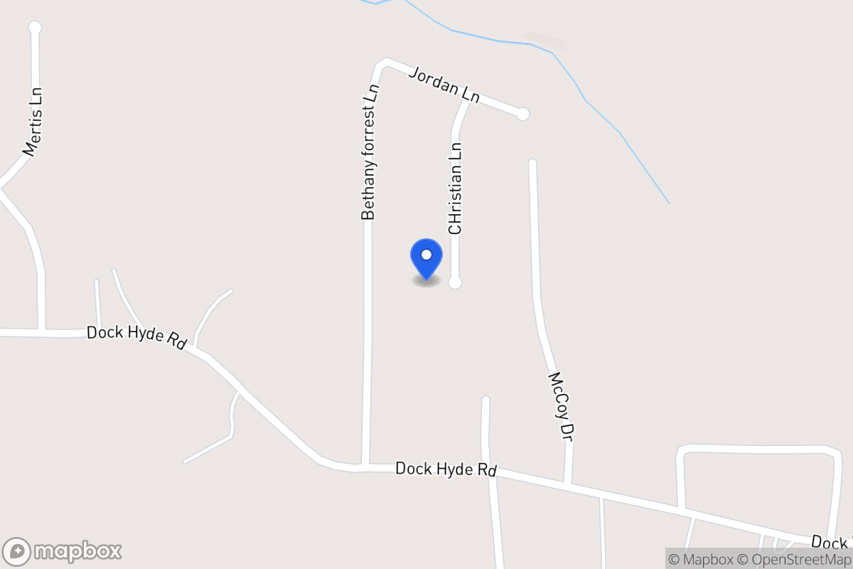 Map of 325 Christian Ln