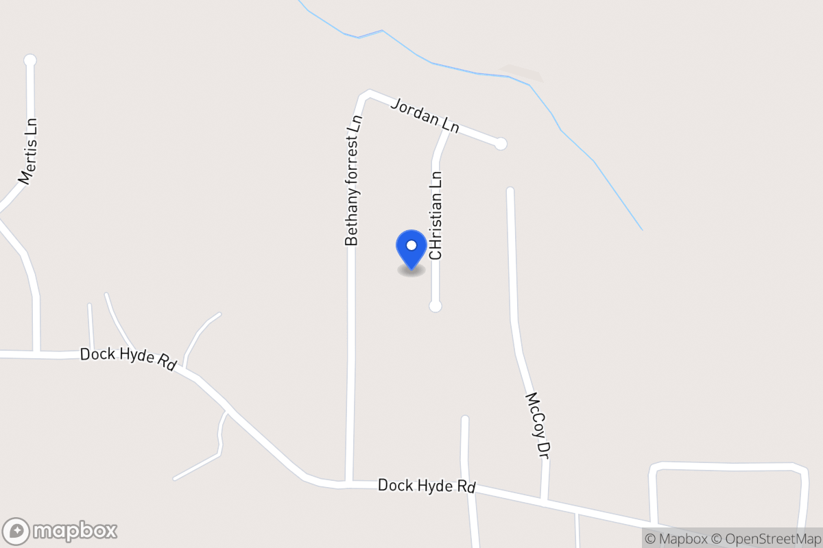 Map of 321 Christian Ln
