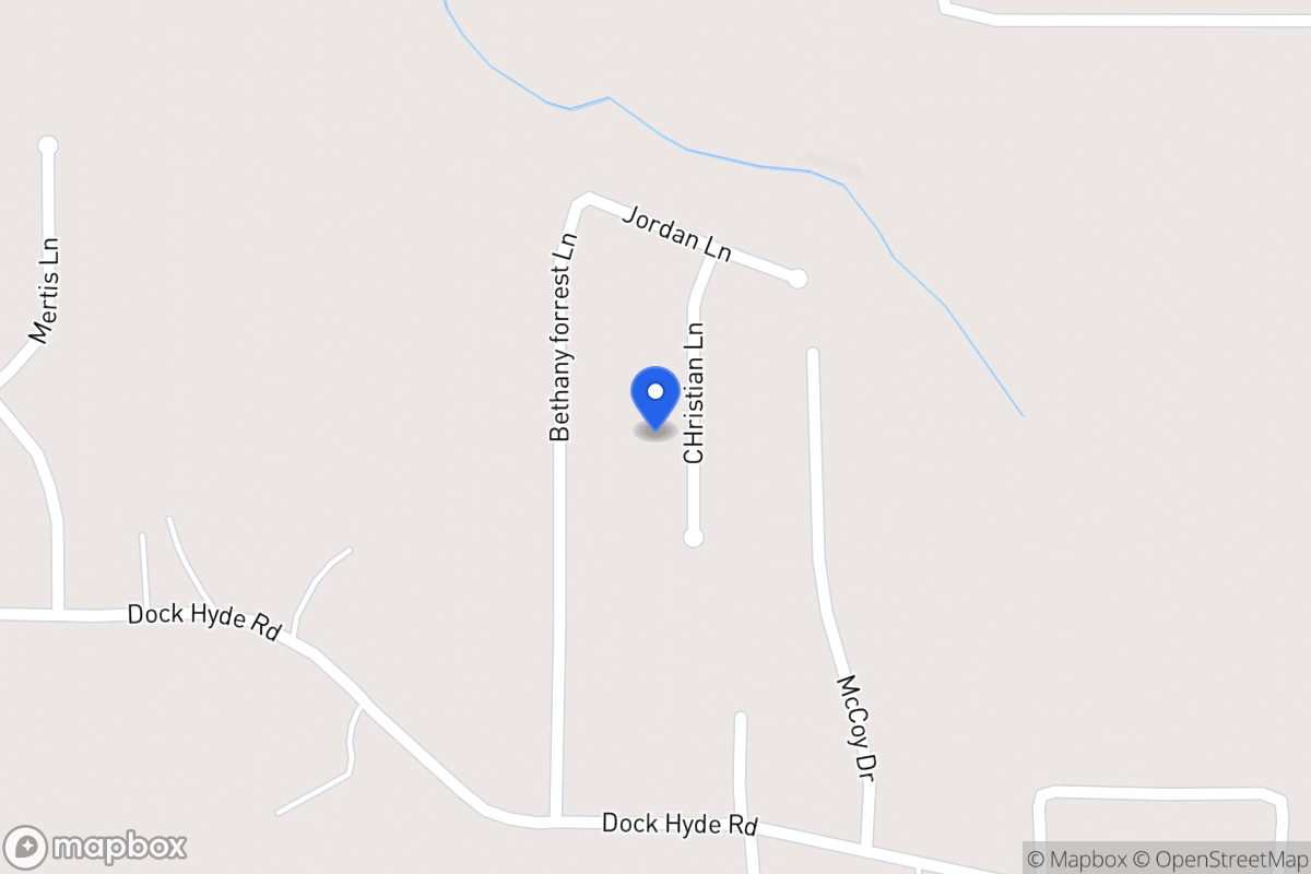 Map of 317 Christian Ln