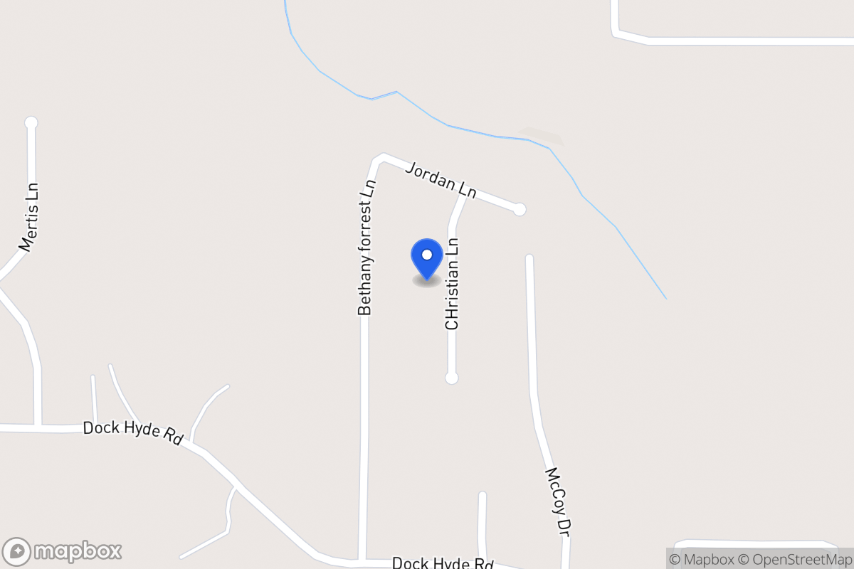 Map of 313 Christian Ln