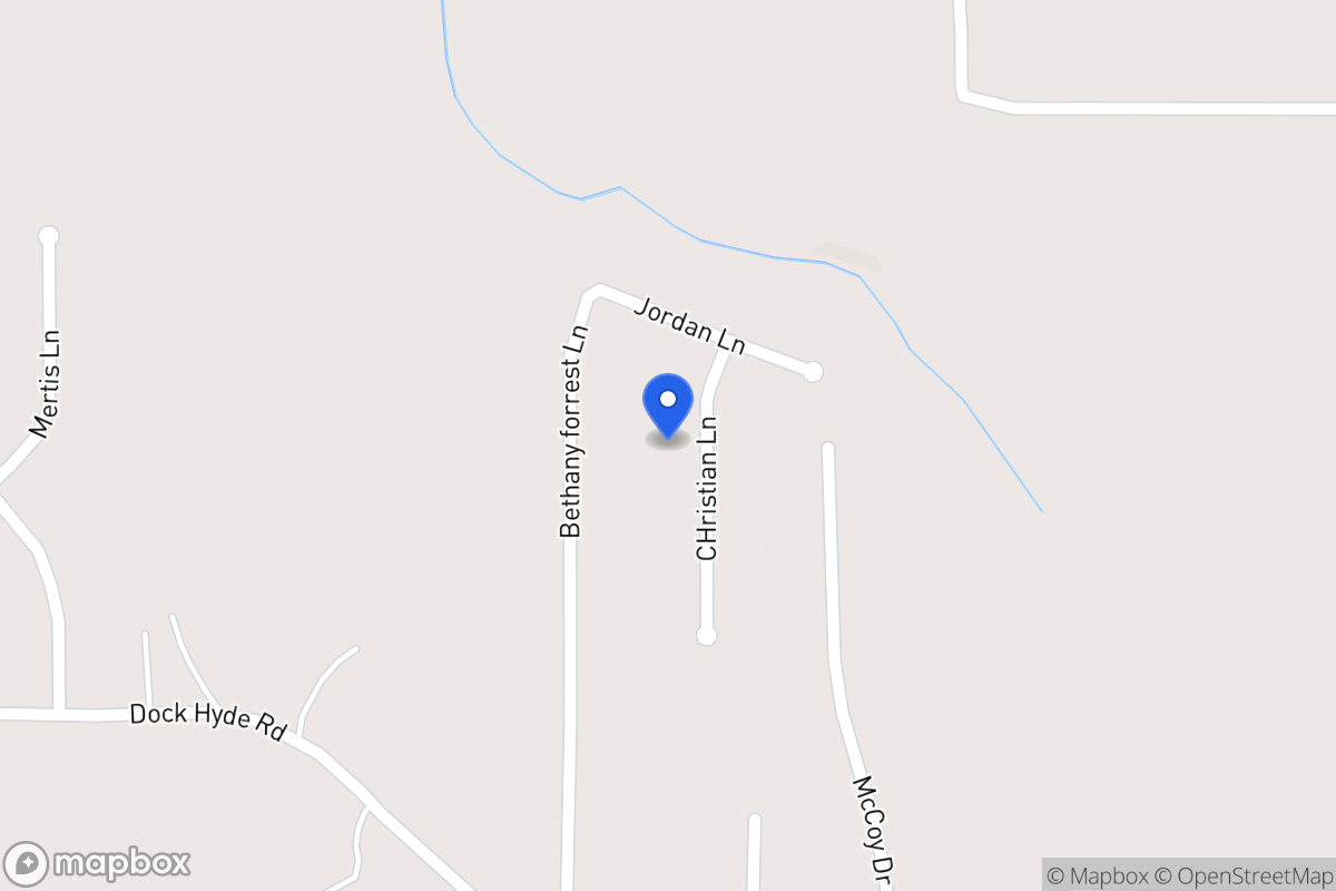 Map of 309 Christian Ln