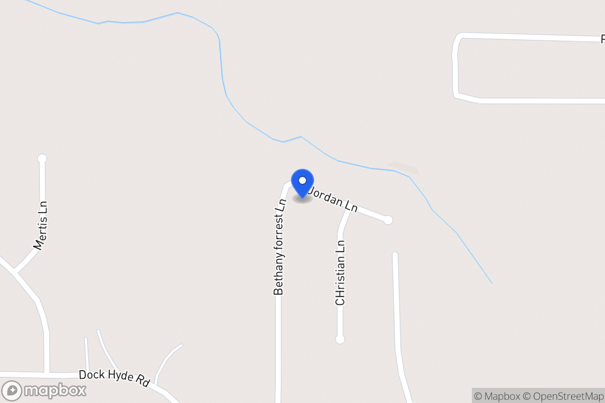 Map of 161 Bethany Forrest Ln
