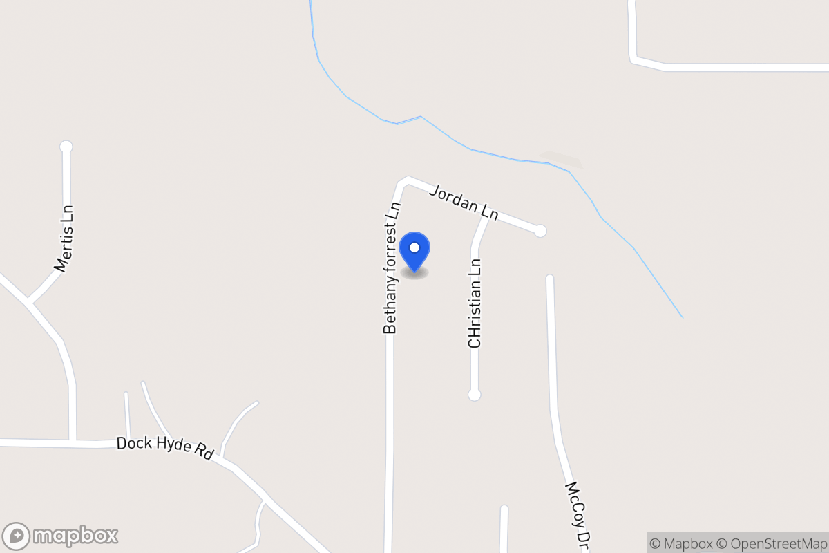 Map of 149 Bethany Forrest Ln
