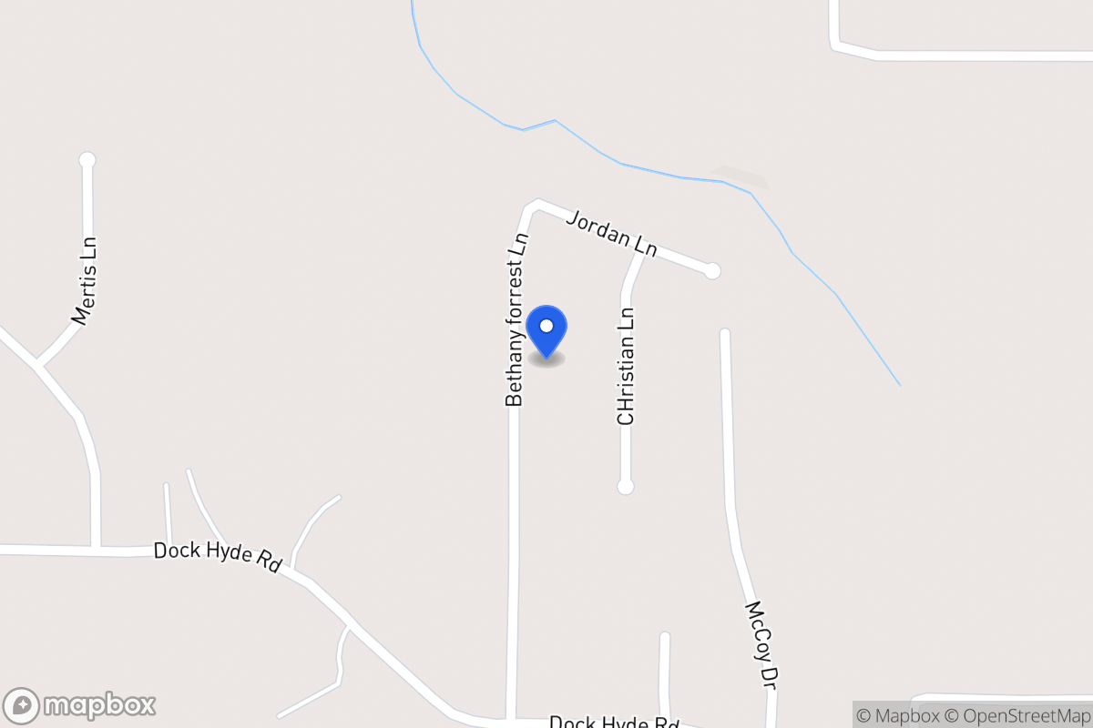 Map of 145 Bethany Forrest Ln