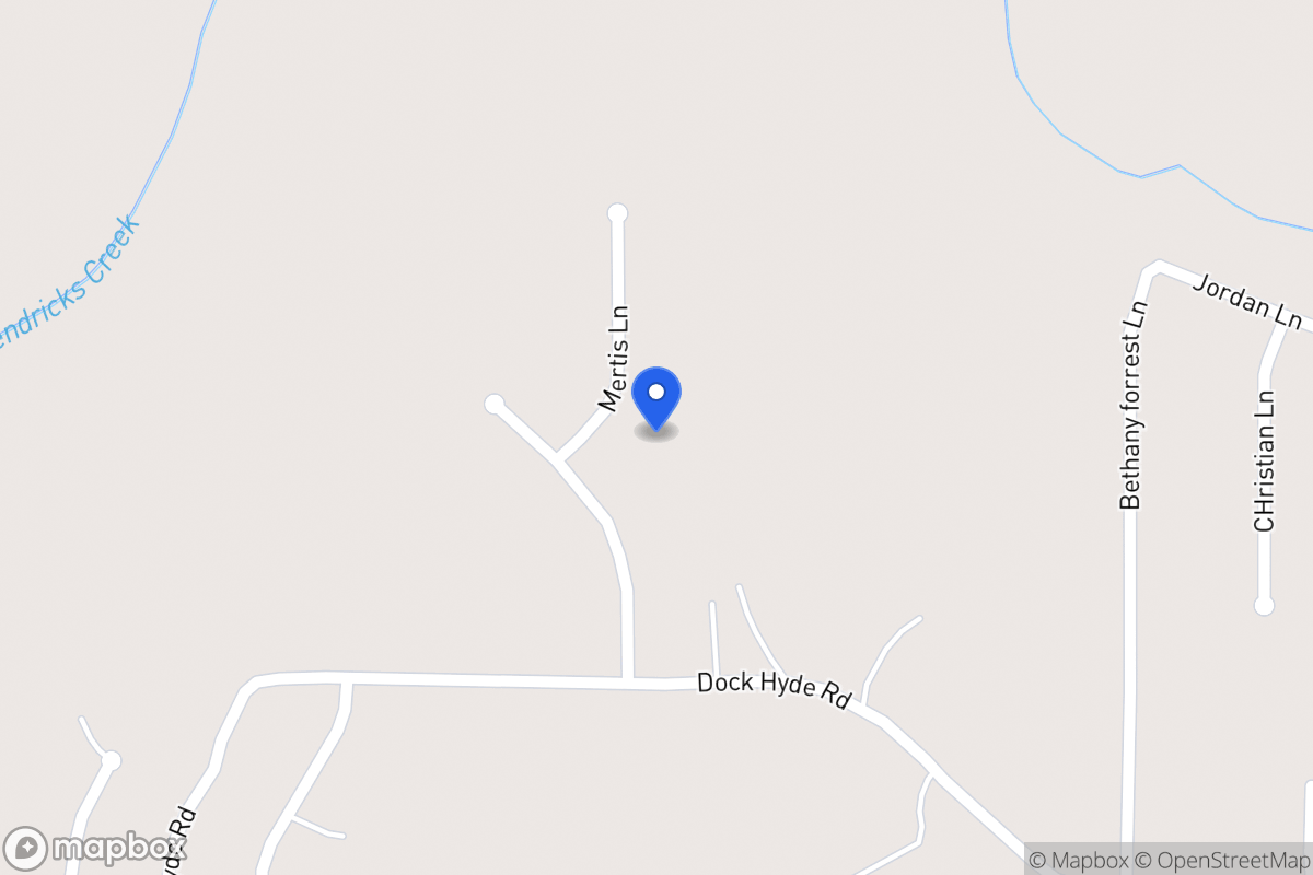 Map of 207 Mertis Ln