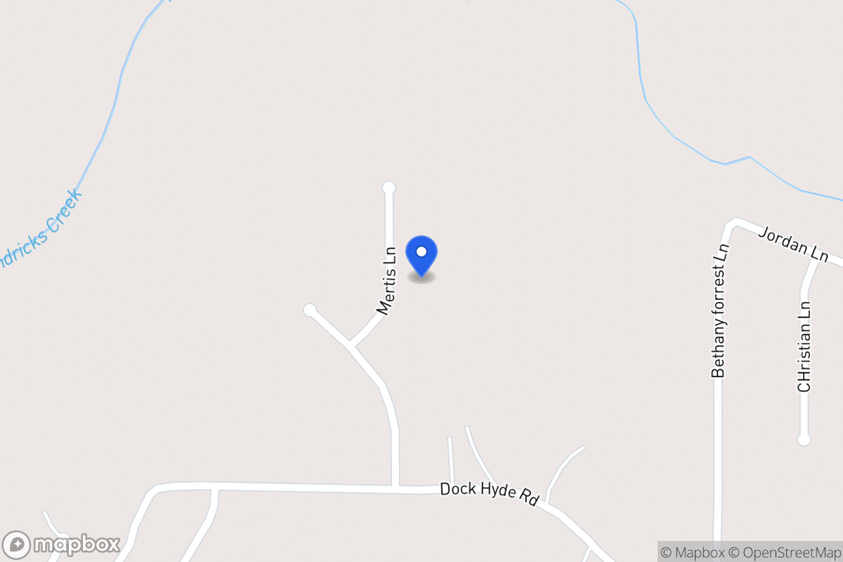 Map of 219 Mertis Ln