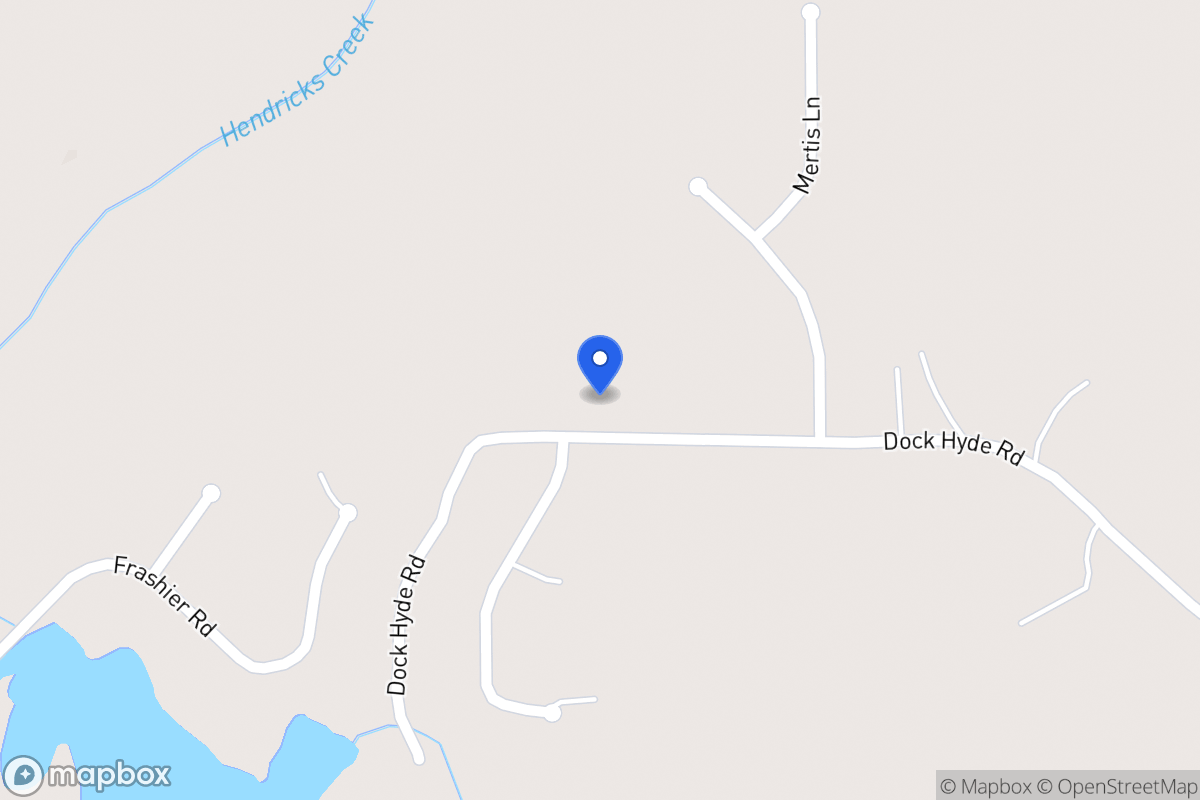 Map of 577 Dock Hyde Rd