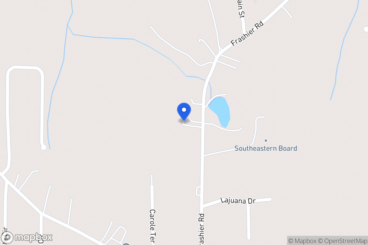 Map of 592 Frashier Rd