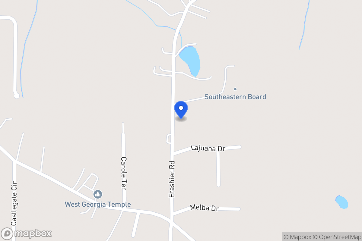Map of 537 Frashier Rd
