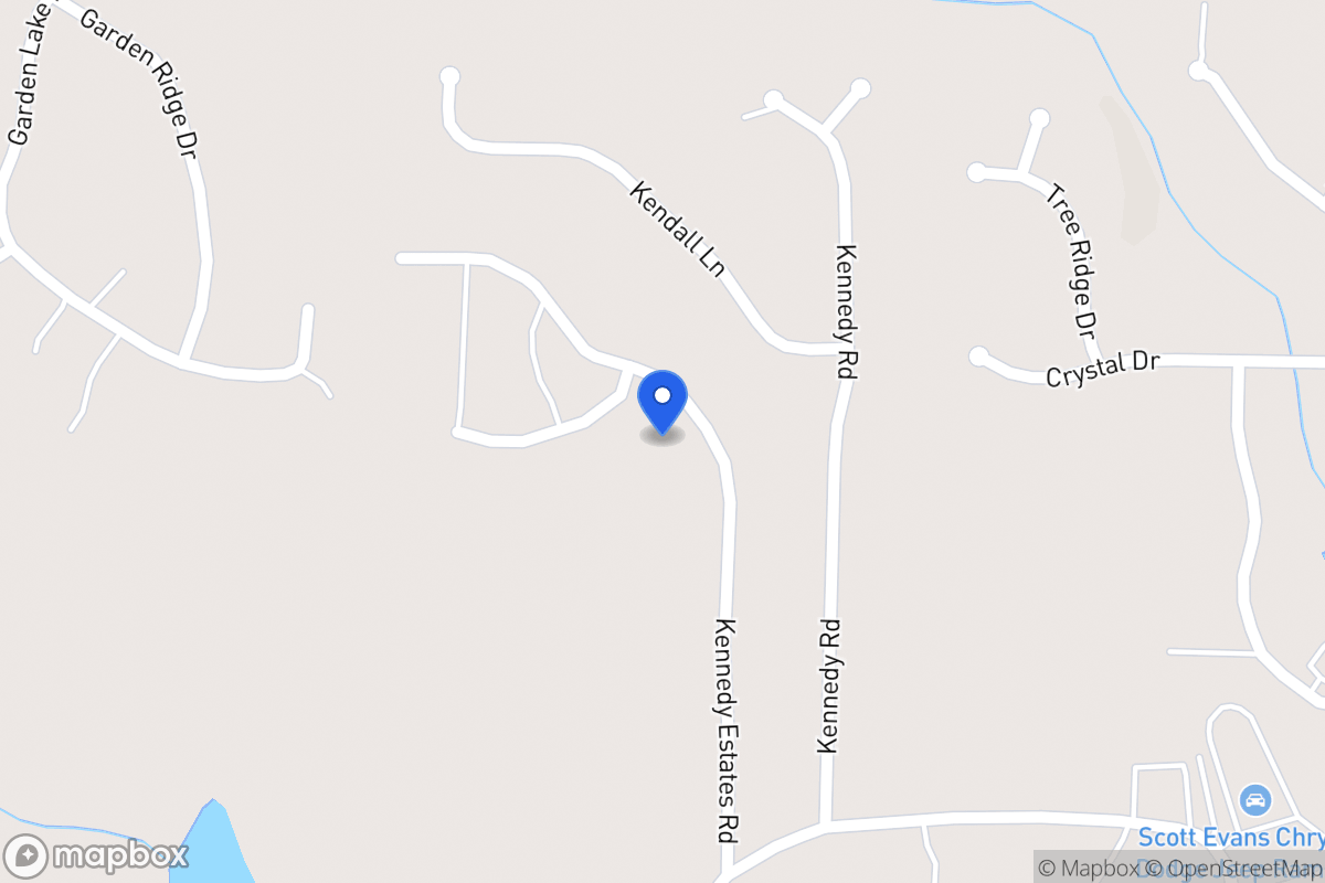 Map of 134 Kennedy Estates Rd