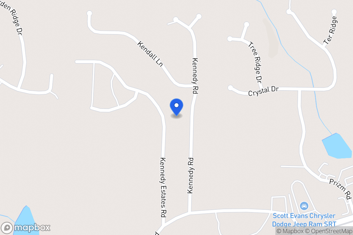Map of 115 Kennedy Estates Rd