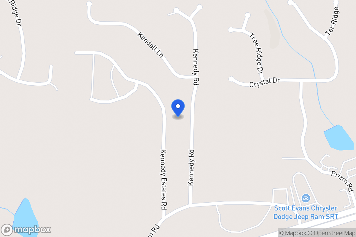 Map of 107 Kennedy Estates Rd