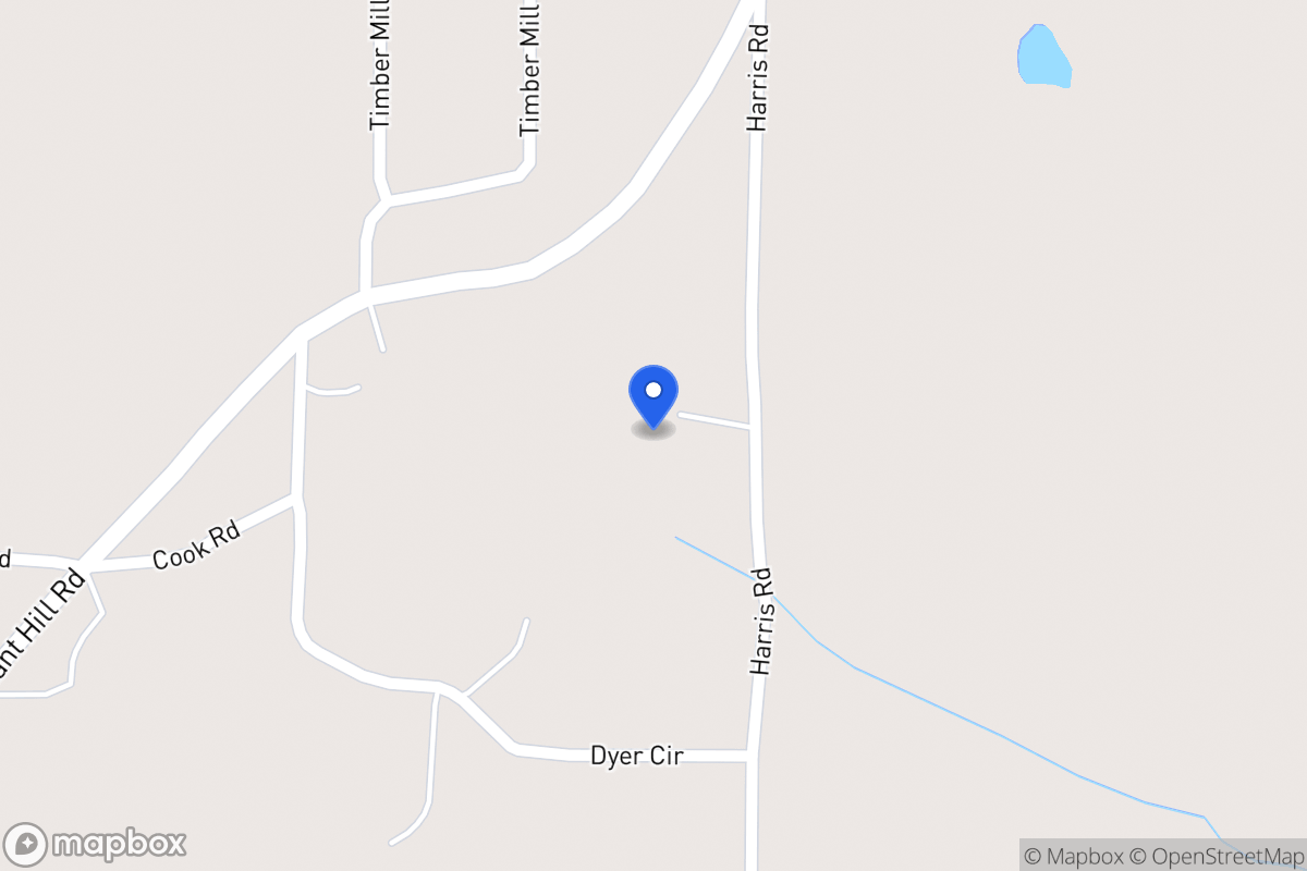 Map of 125 Harris Rd