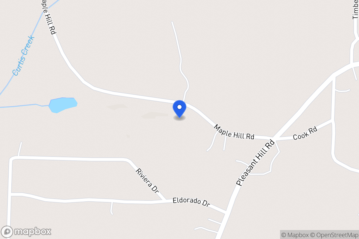 Map of 409 Maple Hill Rd