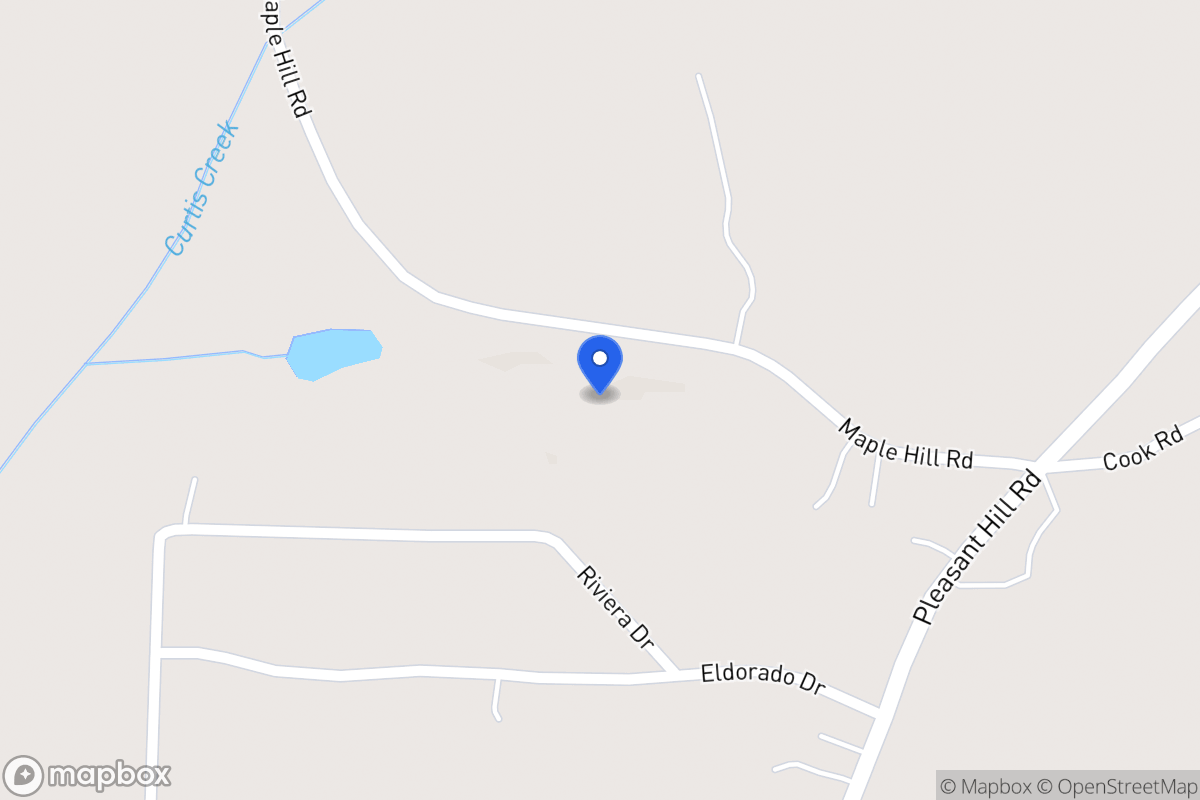 Map of 393 Maple Hill Rd
