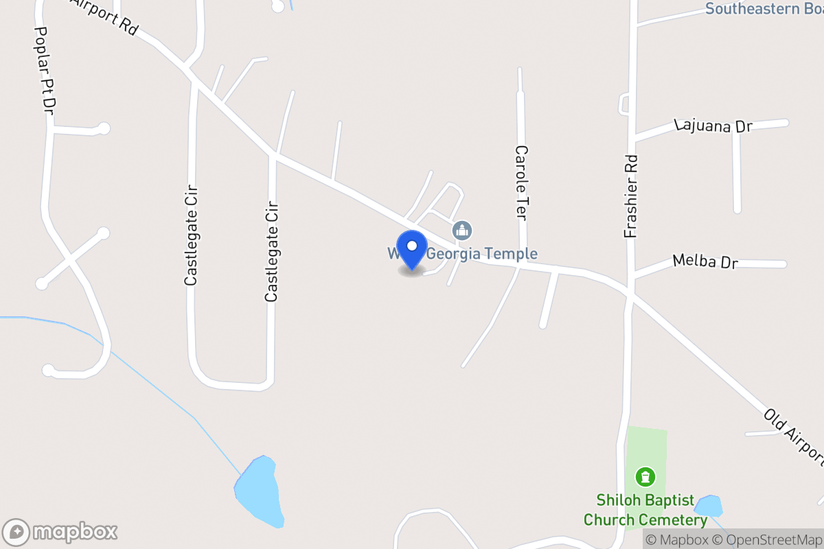 Map of 513 Old Airport Rd