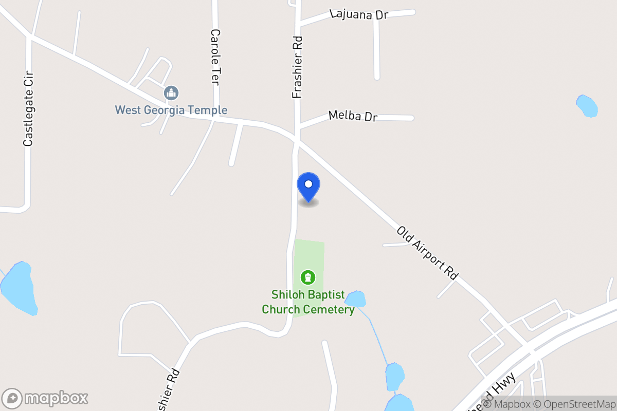 Map of 381 Frashier Rd