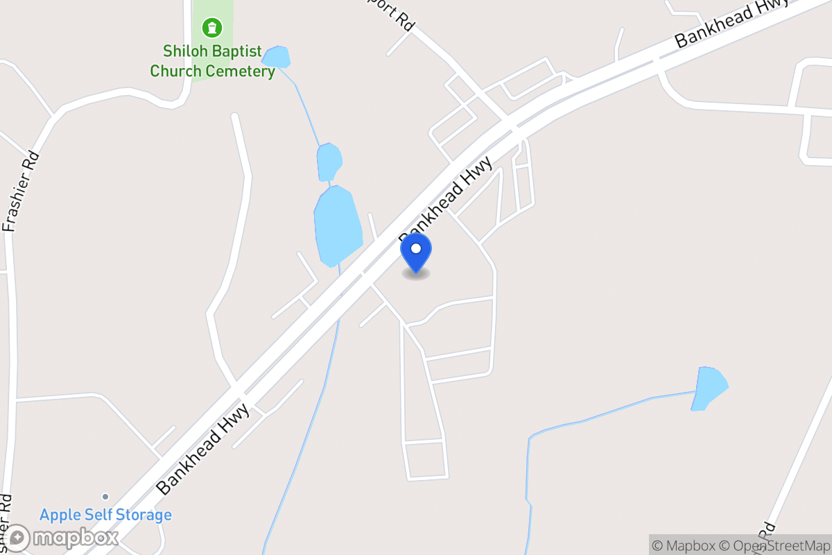 Map of 1621 Bankhead Hwy
