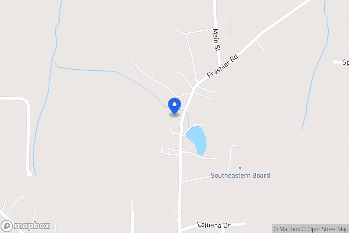Map of 596 Frashier Rd