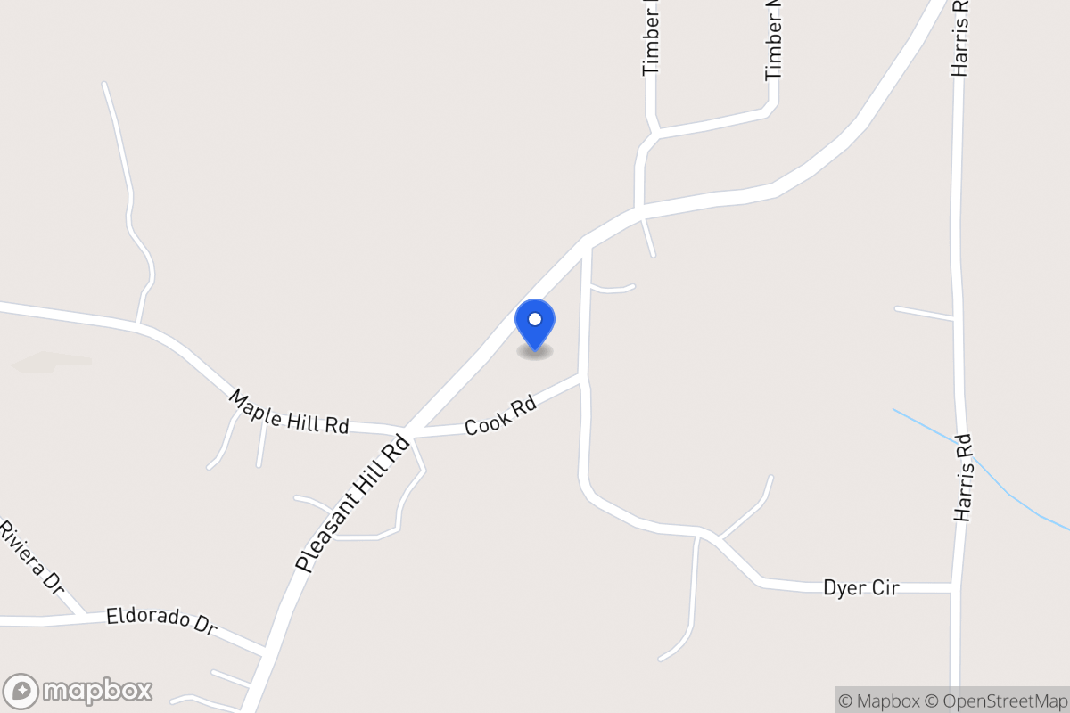 Map of 2025 Pleasant Hill Rd