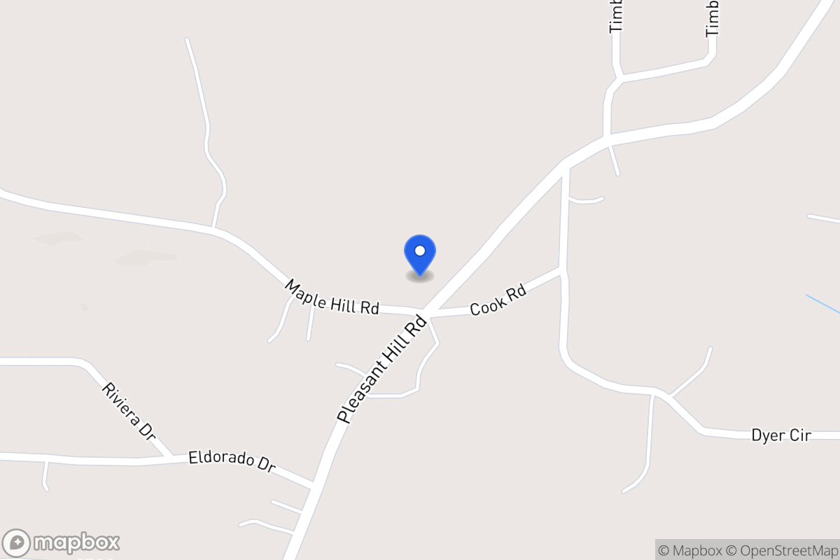 Map of 1980 Pleasant Hill Rd