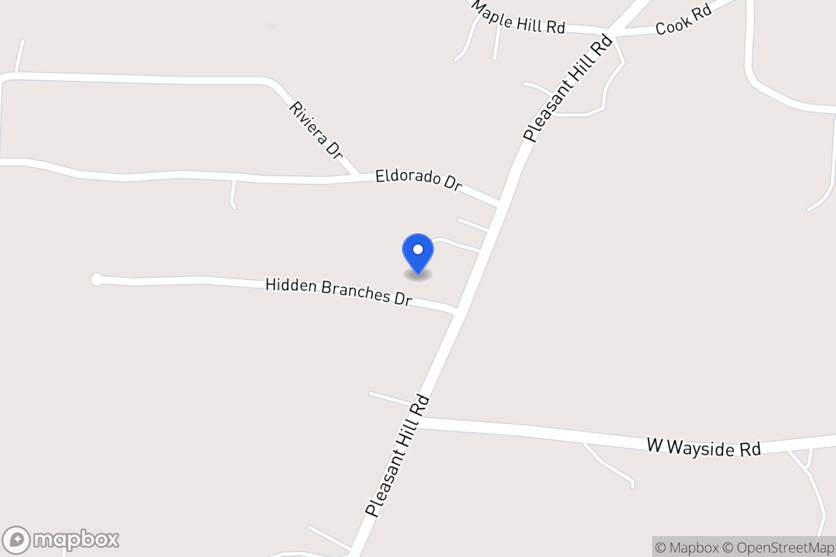 Map of 1838 Pleasant Hill Rd