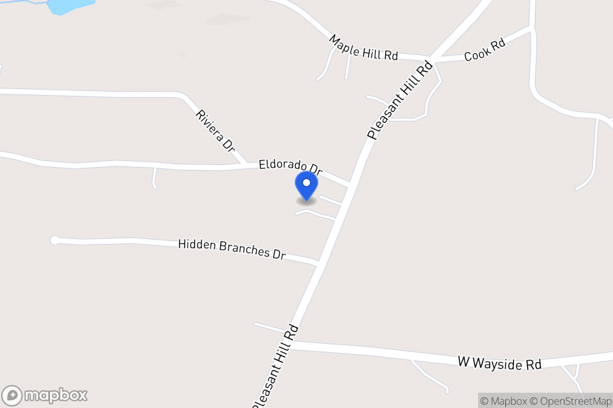 Map of 1872 Pleasant Hill Rd