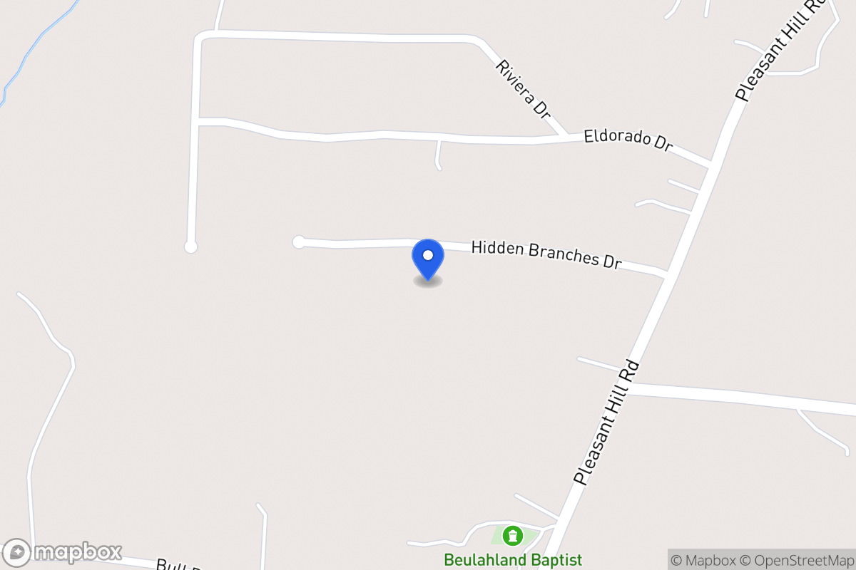 Map of 108 Hidden Branches Dr