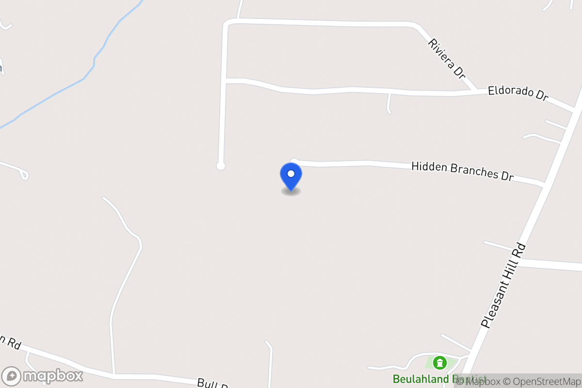 Map of 166 Hidden Branches Dr