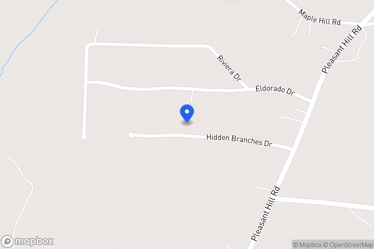 Map of 111 Hidden Branches Dr