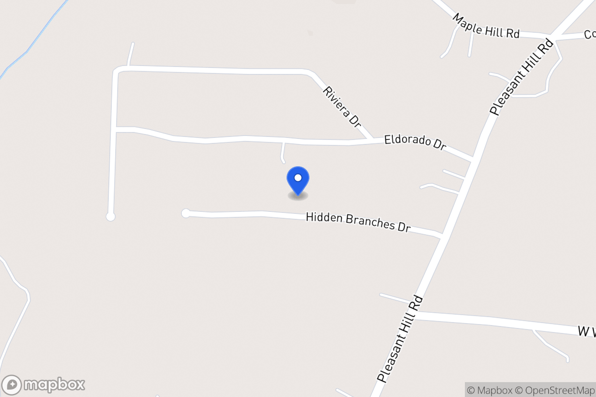 Map of 93 Hidden Branches Dr