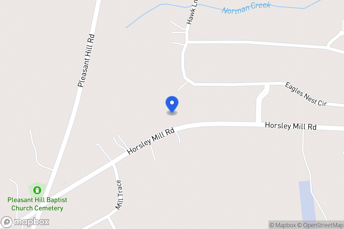 Map of 1302 Horsley Mill Rd