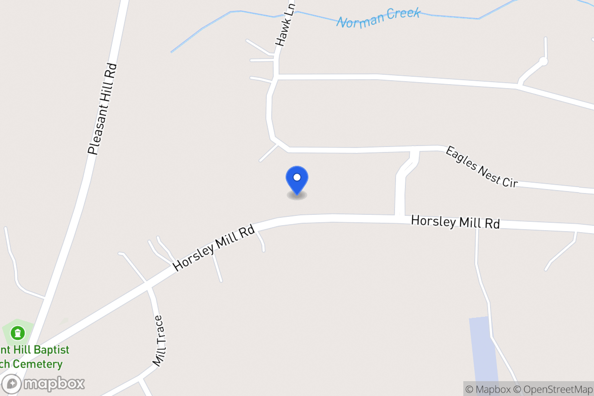 Map of 1332 Horsley Mill Rd