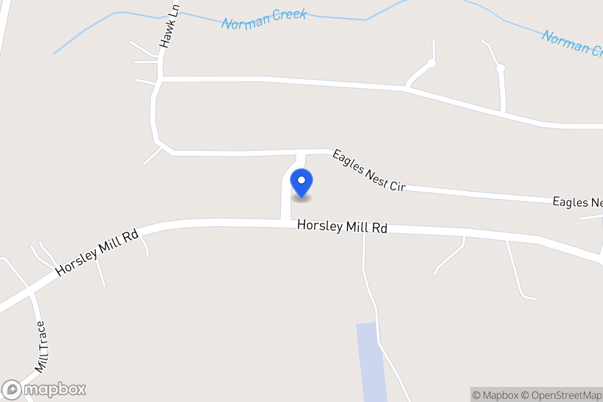 Map of 1410 Horsley Mill Rd