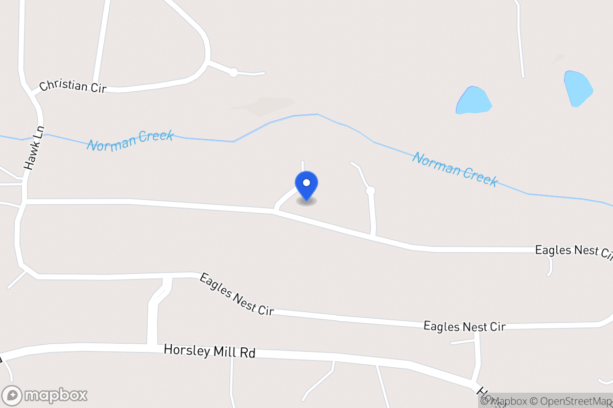 Map of 233 Ruby Ct