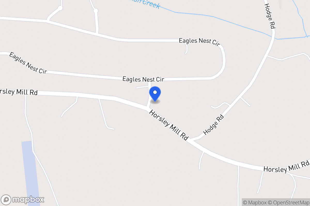 Map of 1616 Horsley Mill Rd
