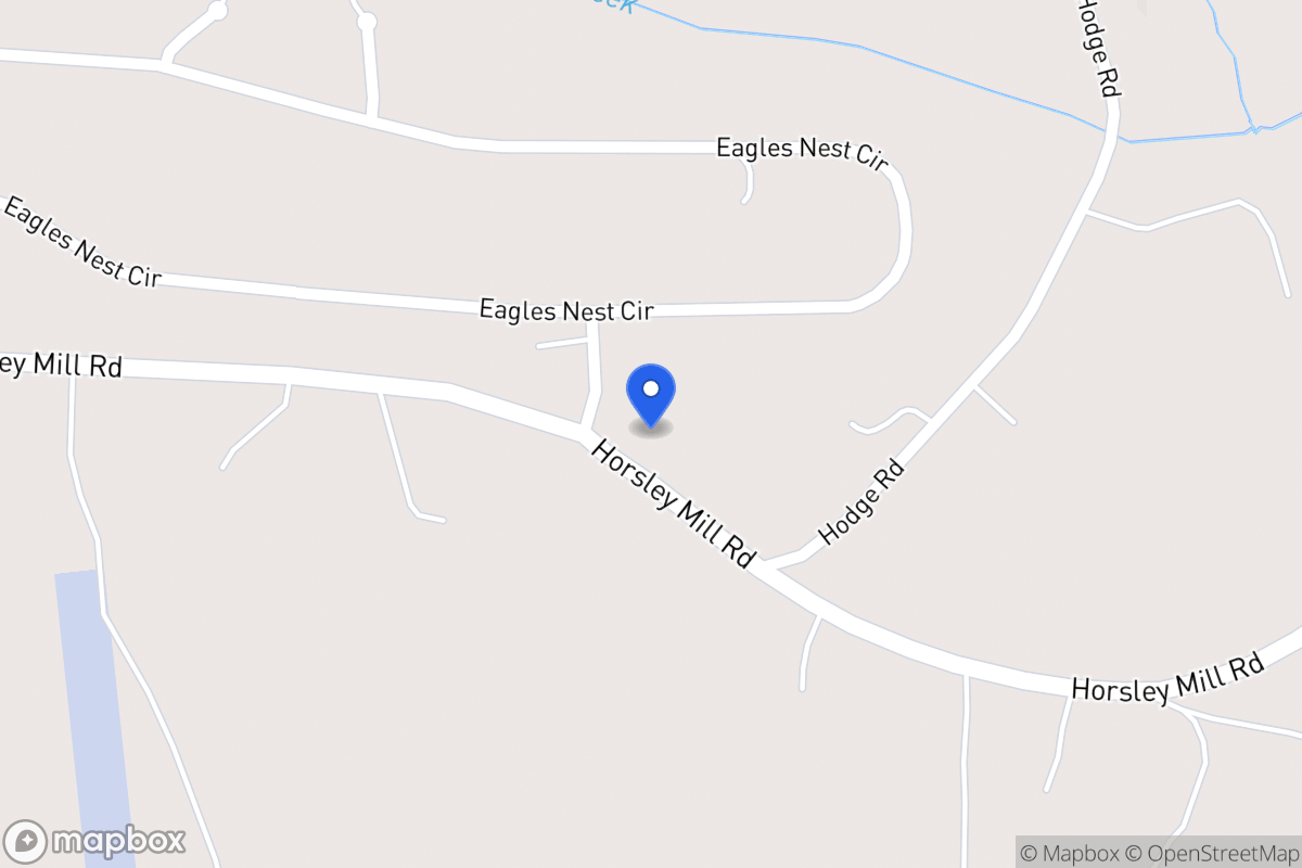 Map of 1626 Horsley Mill Rd