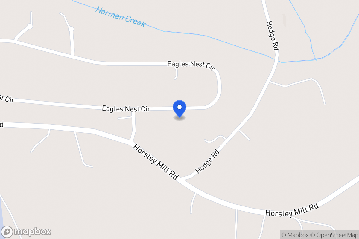 Map of 1105 Eagles Nest Cir