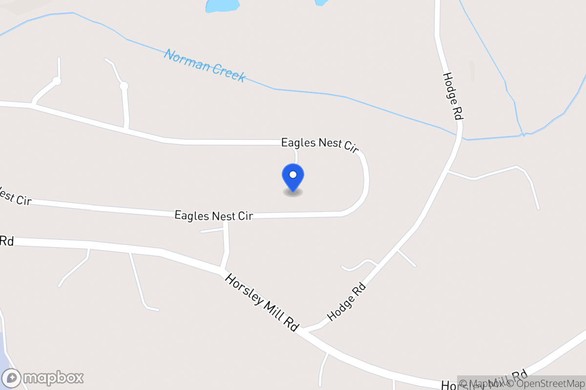 Map of 1106 Eagles Nest Cir