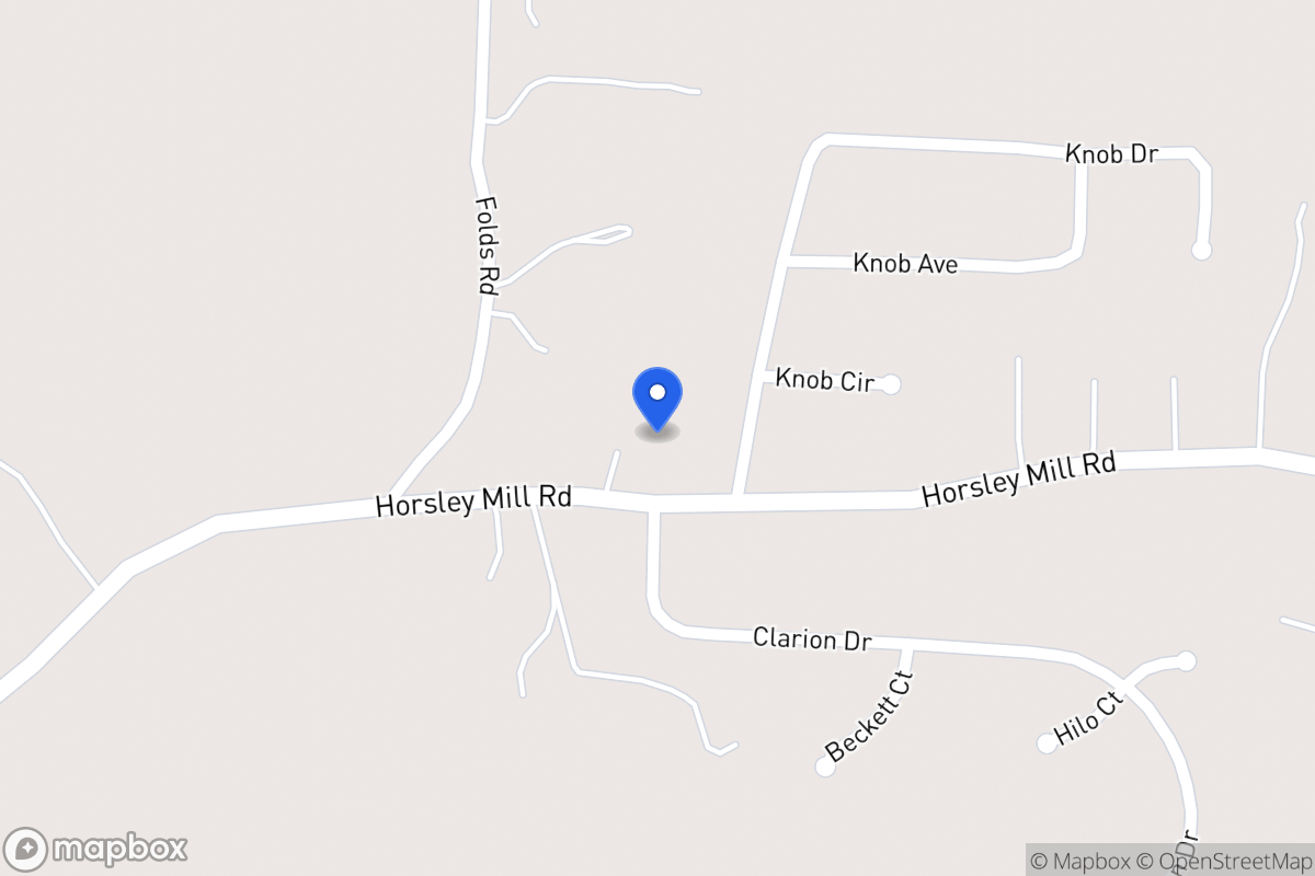 Map of 616 Horsley Mill Rd
