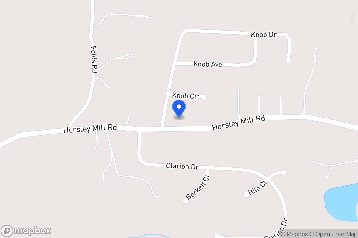 Map of 660 Horsley Mill Rd