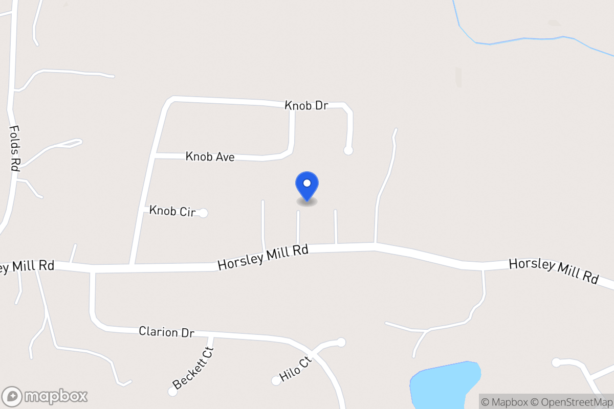 Map of 752 Horsley Mill Rd
