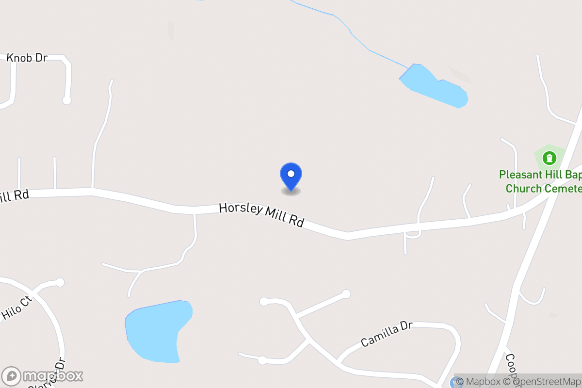 Map of 910 Horsley Mill Rd