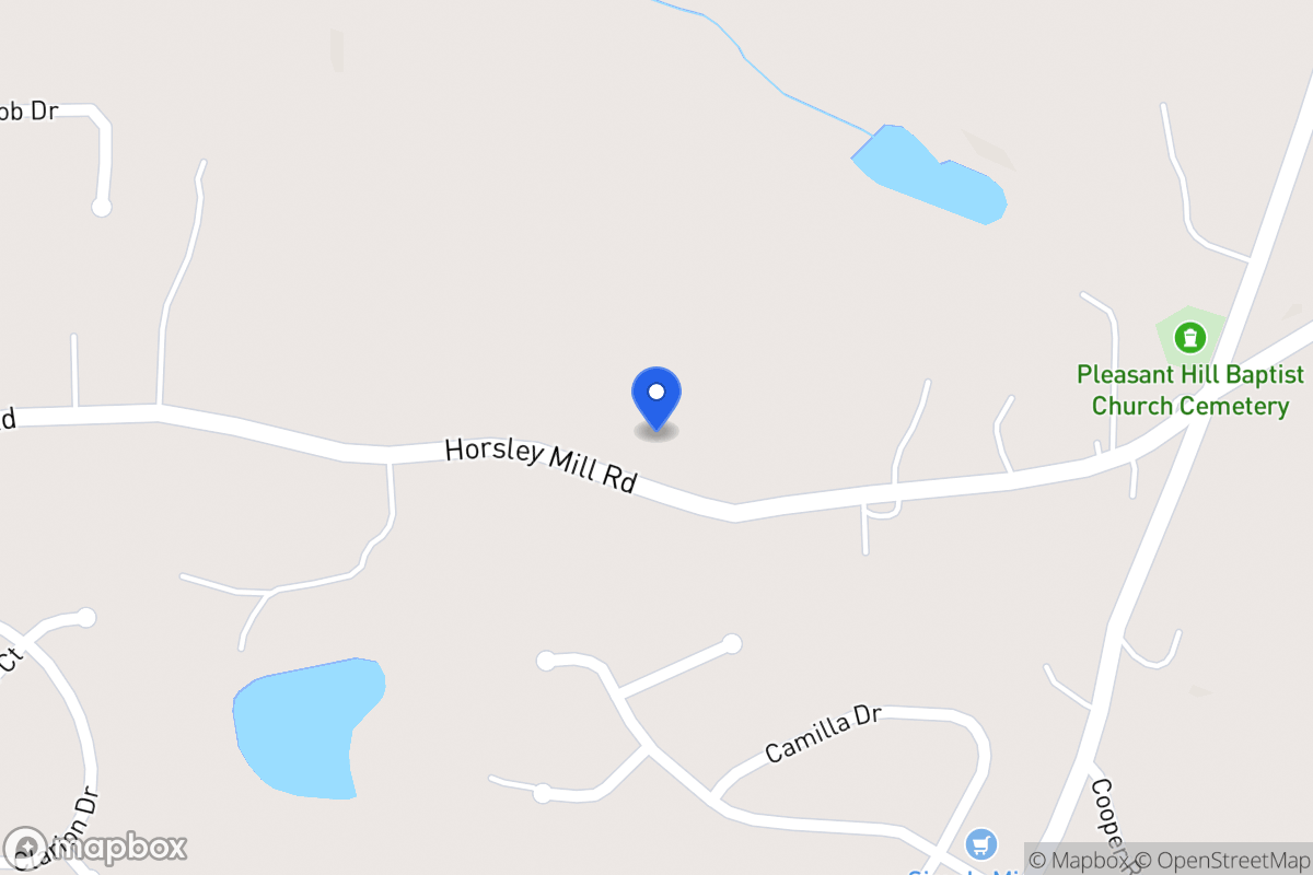 Map of 932 Horsley Mill Rd