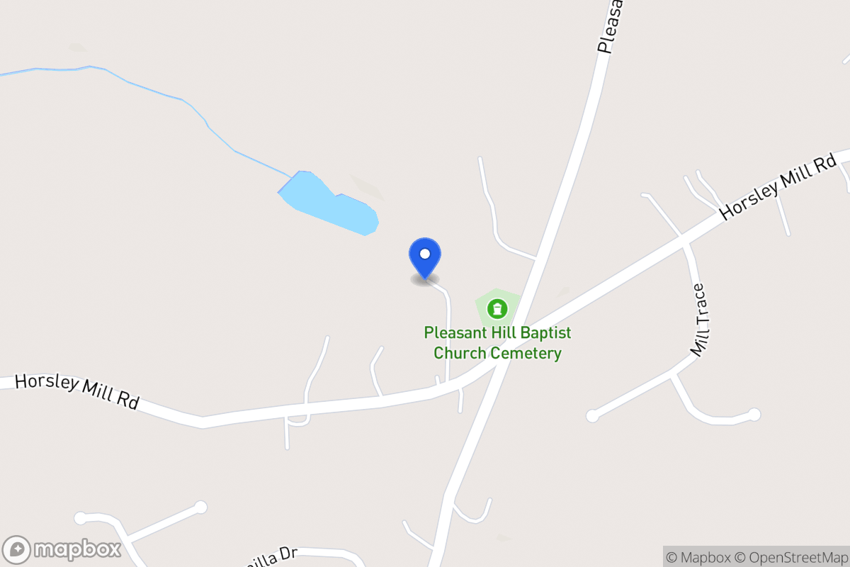 Map of 1092 Horsley Mill Rd